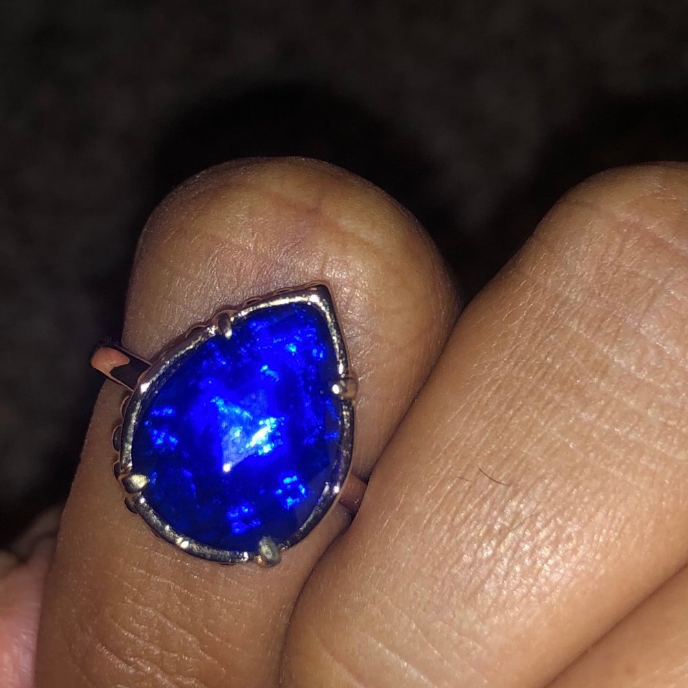 Blue Kendra Scott Ring